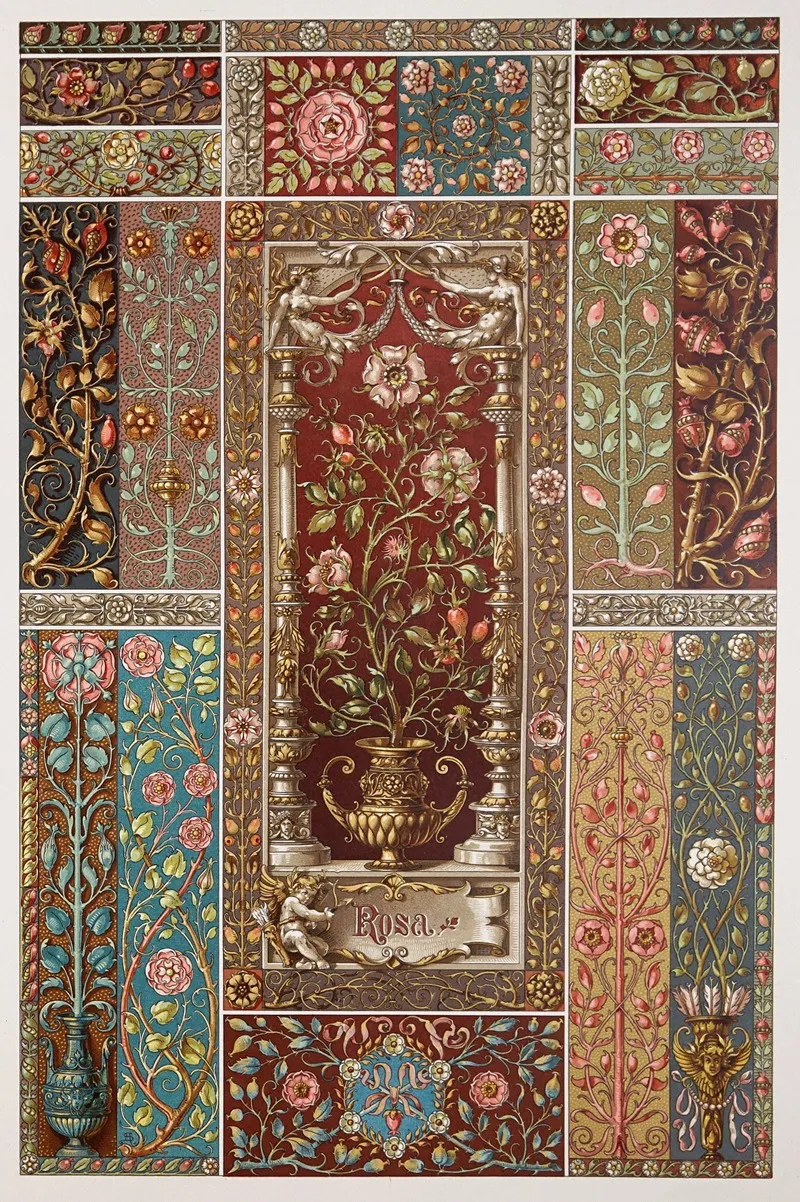Die Pflanze In Kunst Und Gewerbe Pl 017