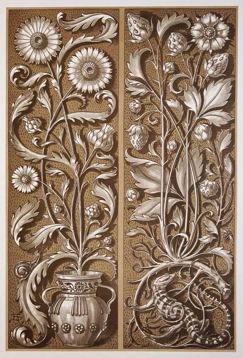 Die Pflanze In Kunst Und Gewerbe Pl 022