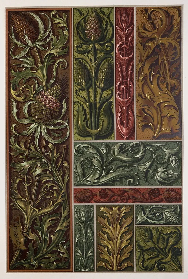 Die Pflanze In Kunst Und Gewerbe Pl 025