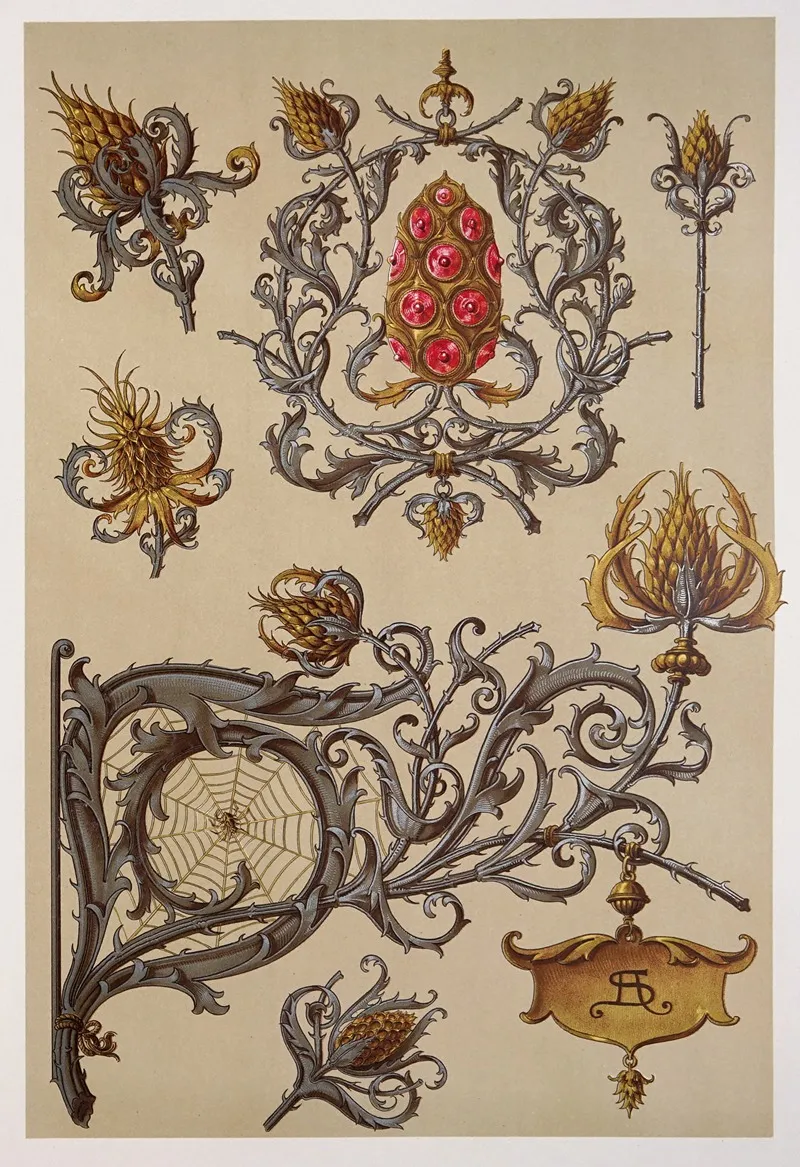 Die Pflanze In Kunst Und Gewerbe Pl 026