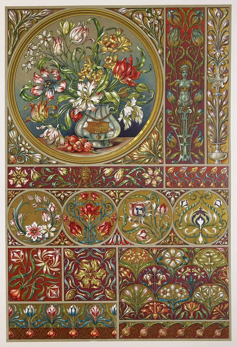 Die Pflanze In Kunst Und Gewerbe Pl 028