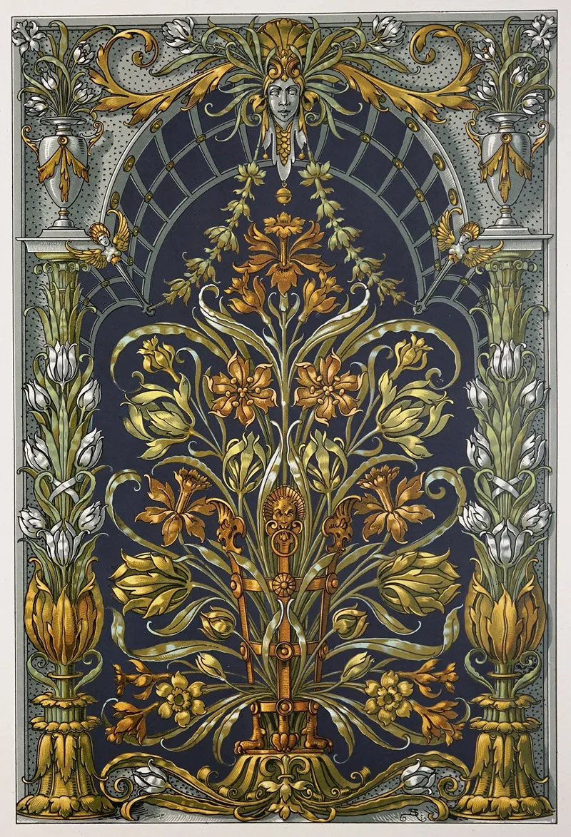 Die Pflanze In Kunst Und Gewerbe Pl 030