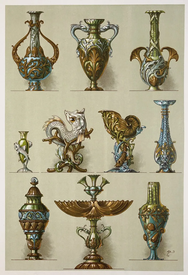 Die Pflanze In Kunst Und Gewerbe Pl 035