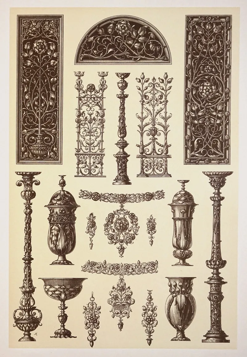 Die Pflanze In Kunst Und Gewerbe Pl 042