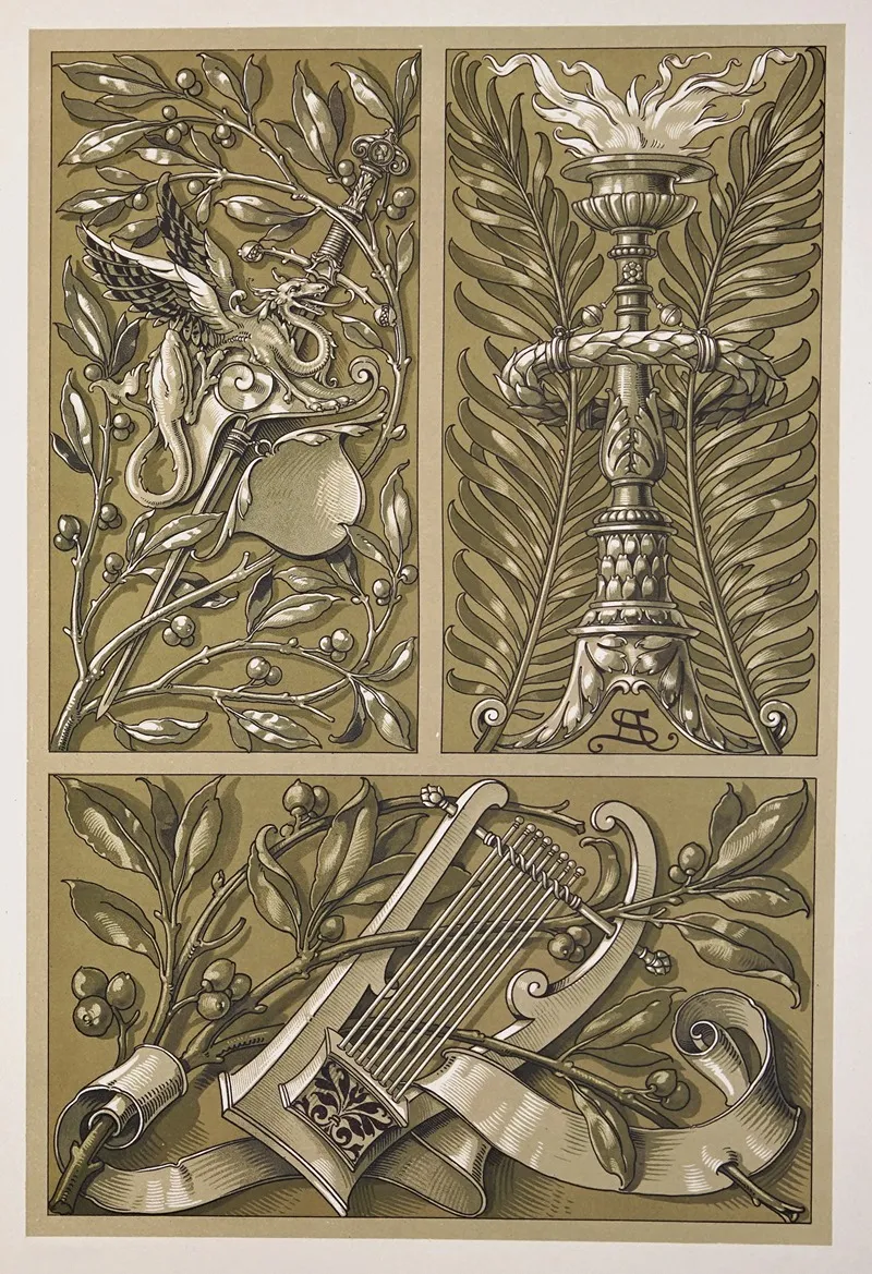 Die Pflanze In Kunst Und Gewerbe Pl 052