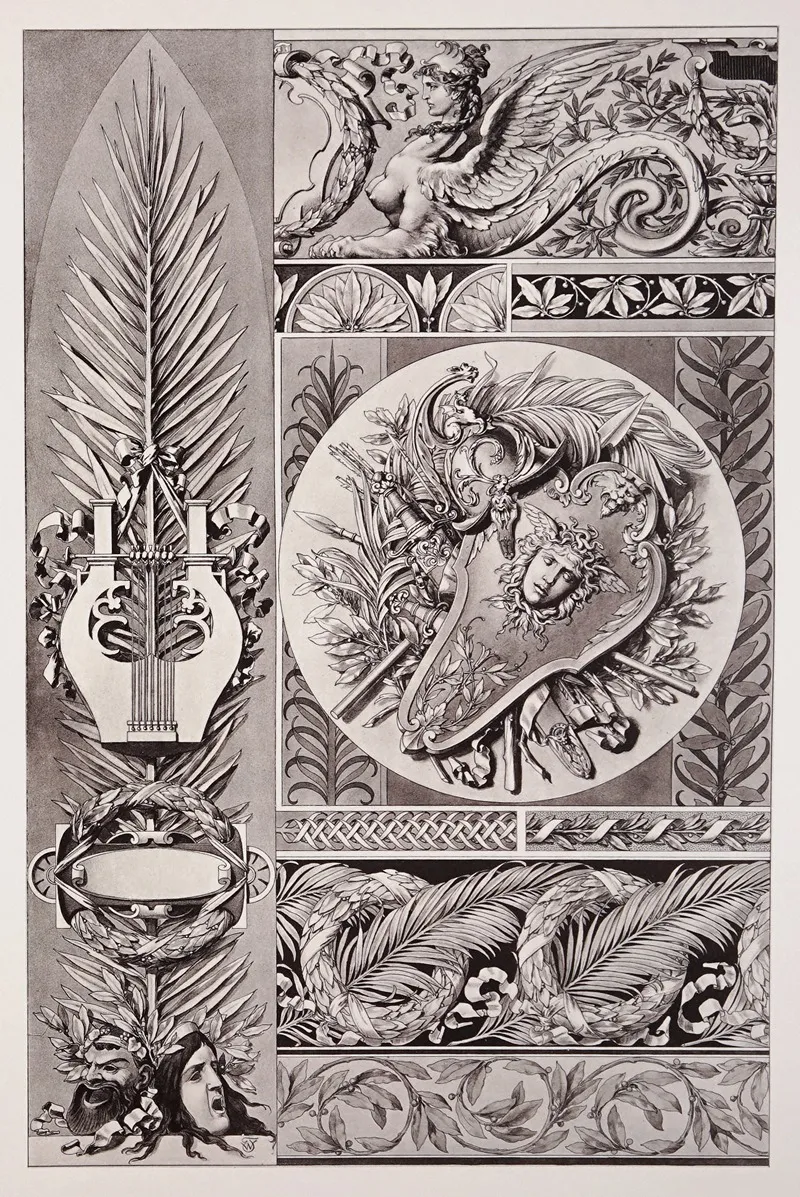Die Pflanze In Kunst Und Gewerbe Pl 054