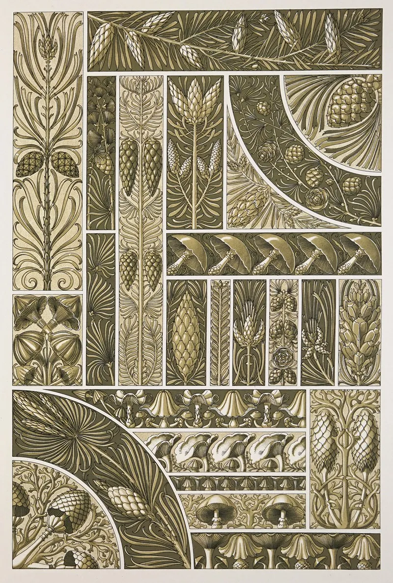 Die Pflanze In Kunst Und Gewerbe Pl 059