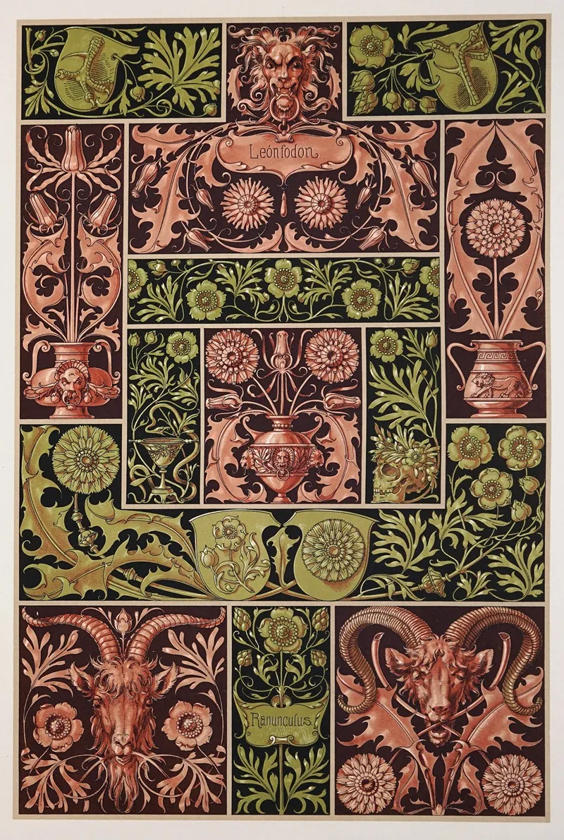 Die Pflanze In Kunst Und Gewerbe Pl 063