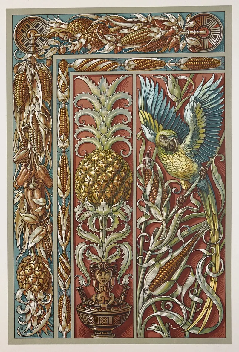 Die Pflanze In Kunst Und Gewerbe Pl 076