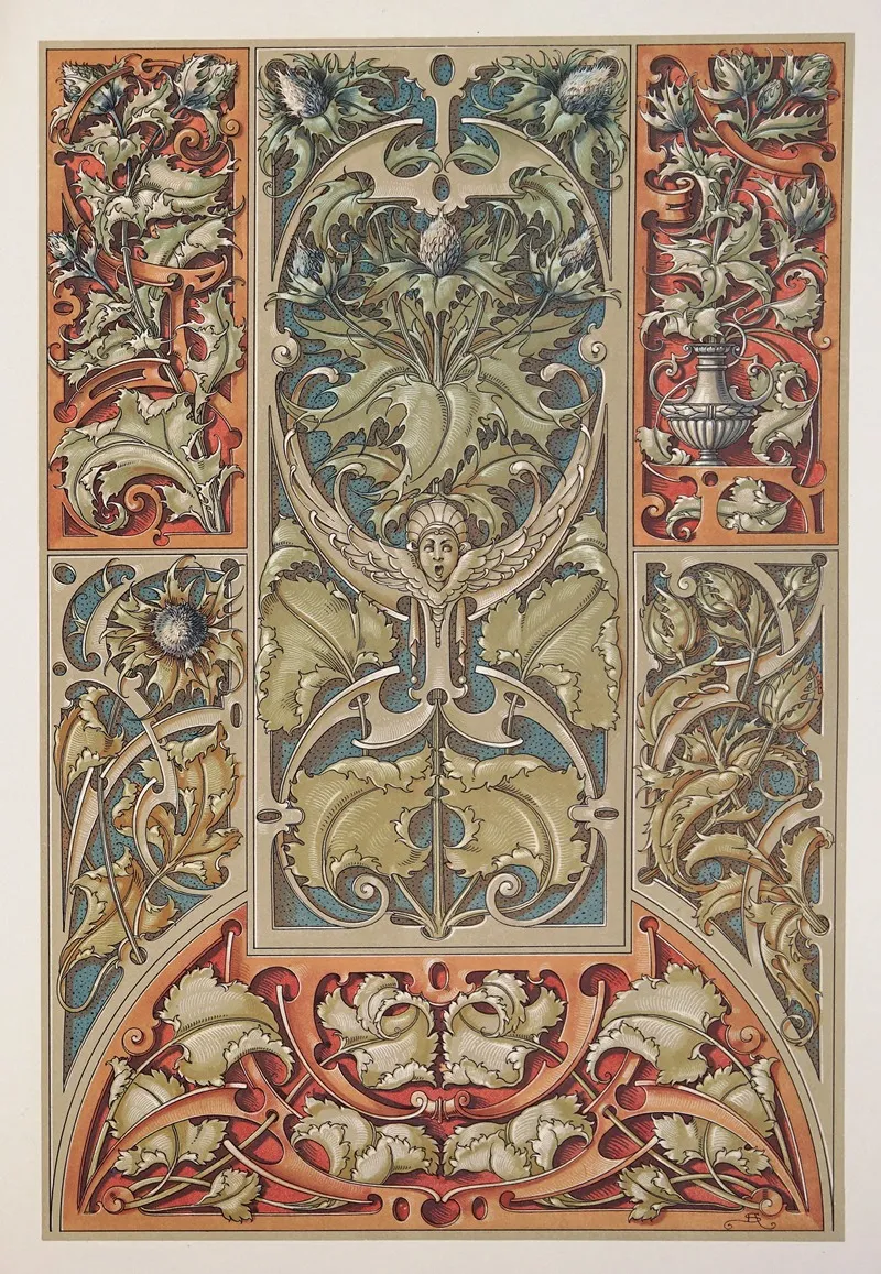 Die Pflanze In Kunst Und Gewerbe Pl 102