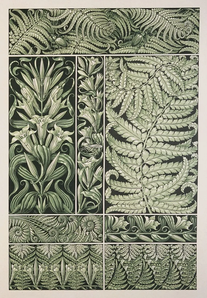 Die Pflanze In Kunst Und Gewerbe Pl 104