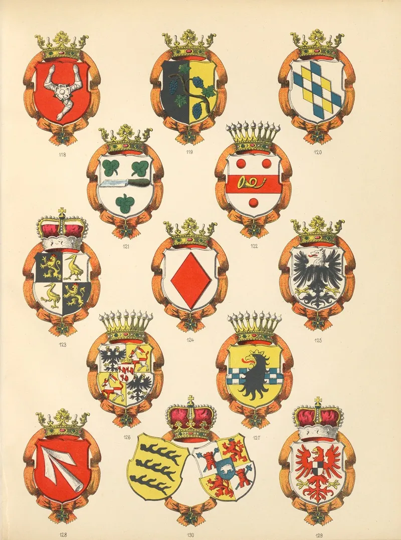 Die Ritter Des Koniglich Preussichen Hohen Ordens Pl 12 Wall Art by W. Moeser - High-Resolution Digital Print