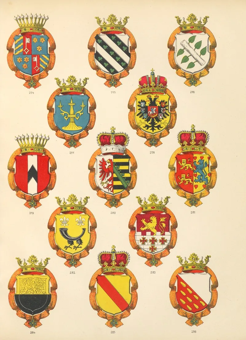 Die Ritter Des Koniglich Preussichen Hohen Ordens Pl 24 Wall Art by W. Moeser - High-Resolution Digital Print
