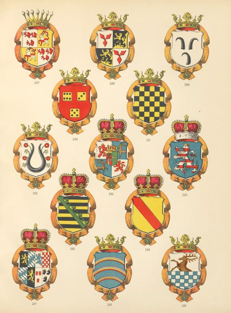 Die Ritter Des Koniglich Preussichen Hohen Ordens Pl 25 Wall Art by W. Moeser - High-Resolution Digital Print