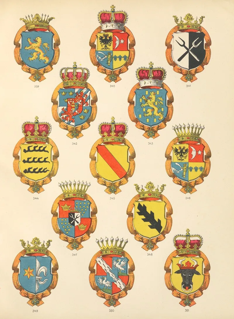 Die Ritter Des Koniglich Preussichen Hohen Ordens Pl 29 Wall Art by W. Moeser - High-Resolution Digital Print