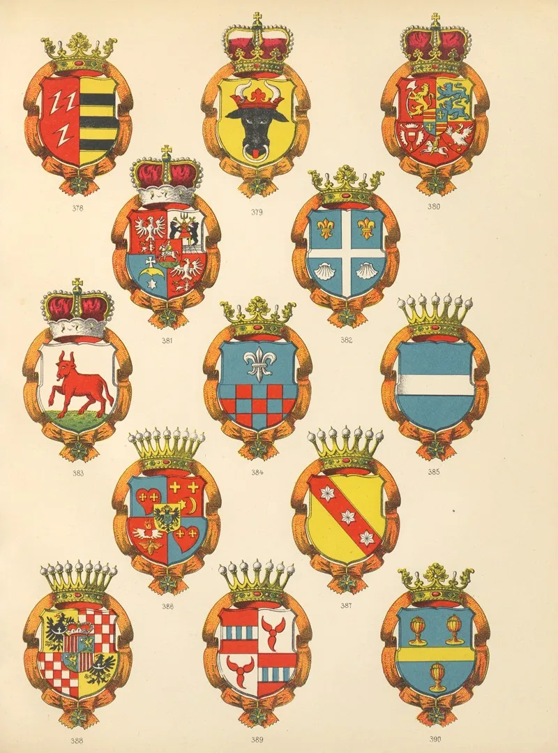 Die Ritter Des Koniglich Preussichen Hohen Ordens Pl 32 Wall Art by W. Moeser - High-Resolution Digital Print