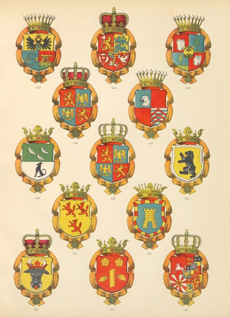 Die Ritter Des Koniglich Preussichen Hohen Ordens Pl 37 Wall Art by W. Moeser - High-Resolution Digital Print