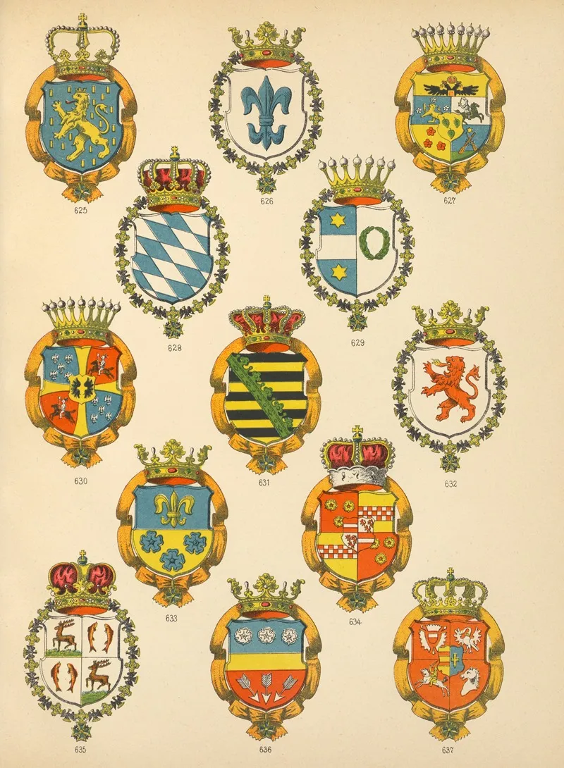 Die Ritter Des Koniglich Preussichen Hohen Ordens Pl 51 Wall Art by W. Moeser - High-Resolution Digital Print