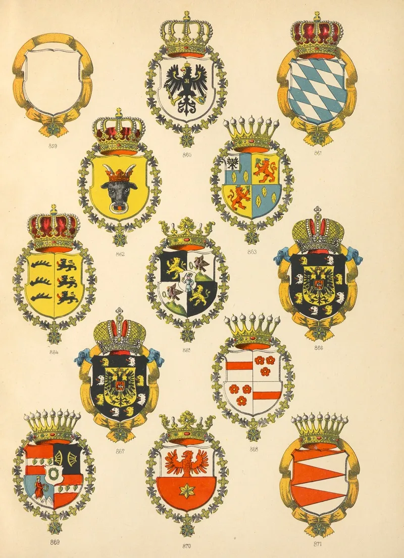 Die Ritter Des Koniglich Preussichen Hohen Ordens Pl 69 Wall Art by W. Moeser - High-Resolution Digital Print