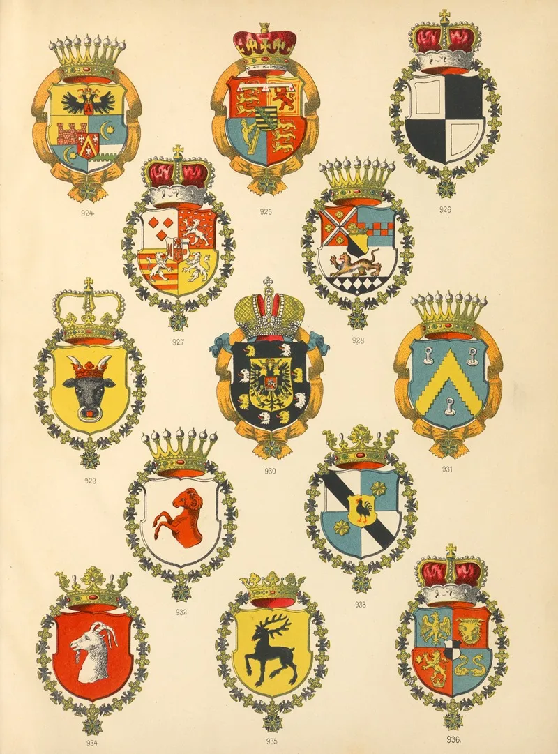 Die Ritter Des Koniglich Preussichen Hohen Ordens Pl 74 Wall Art by W. Moeser - High-Resolution Digital Print