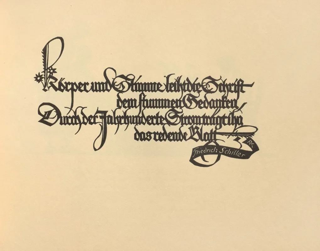 Die Schriftgiesserei Im Schattenbild Pl 02 Wall Art by Rudolf Koch - High-Resolution Digital Print
