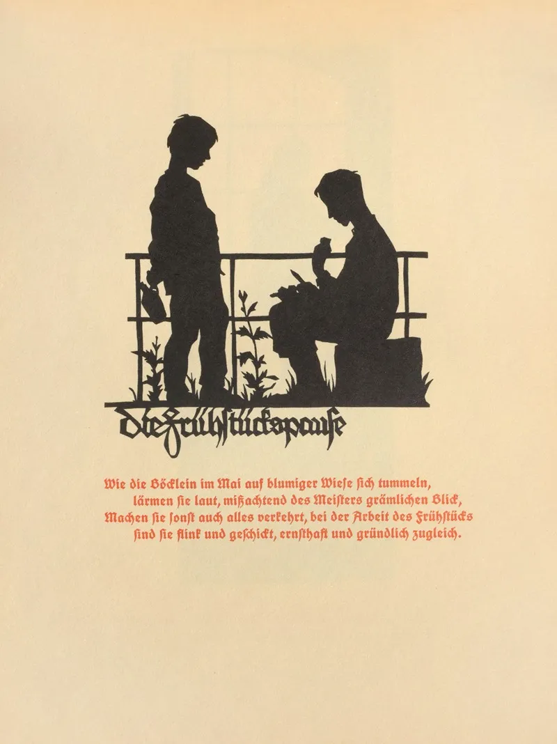 Die Schriftgiesserei Im Schattenbild Pl 14 Wall Art by Rudolf Koch - High-Resolution Digital Print