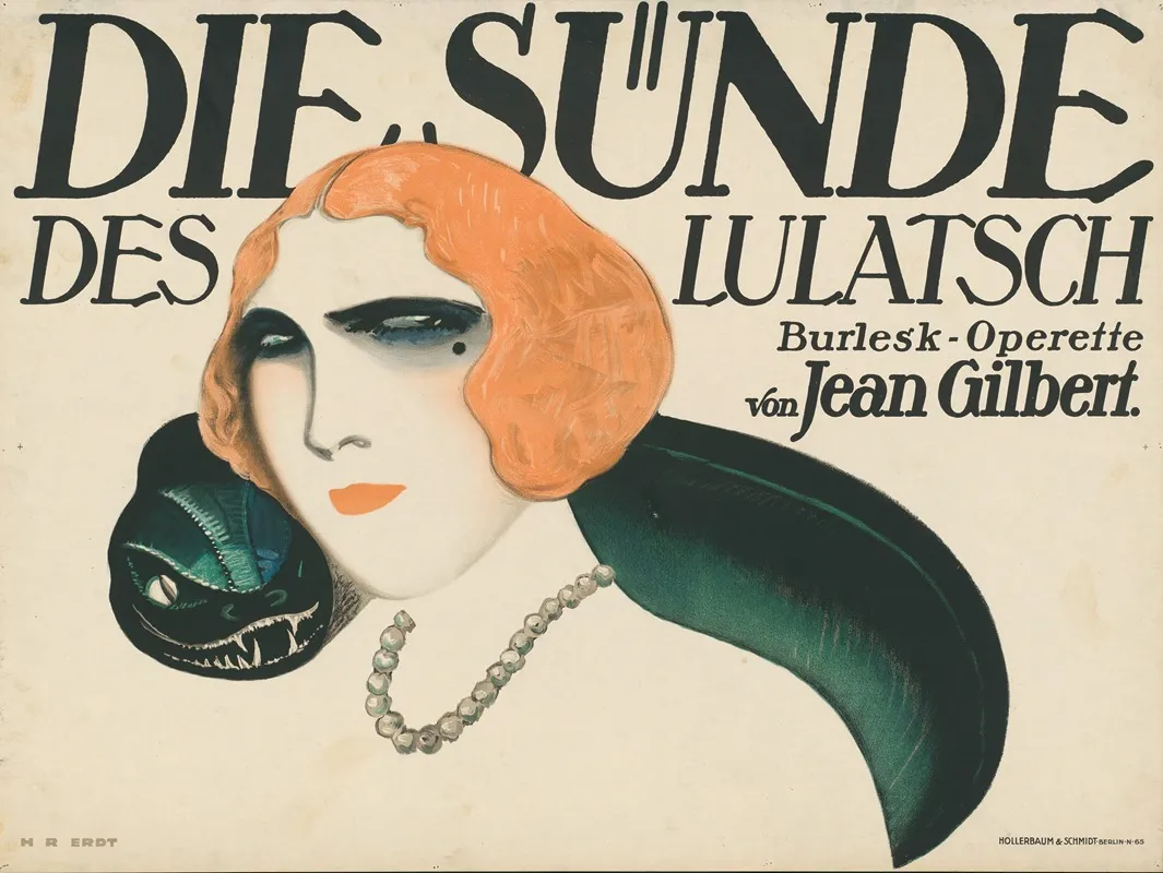 Die Sunde Des Lulatsch Burlesk Operette Von Jean Gilbert