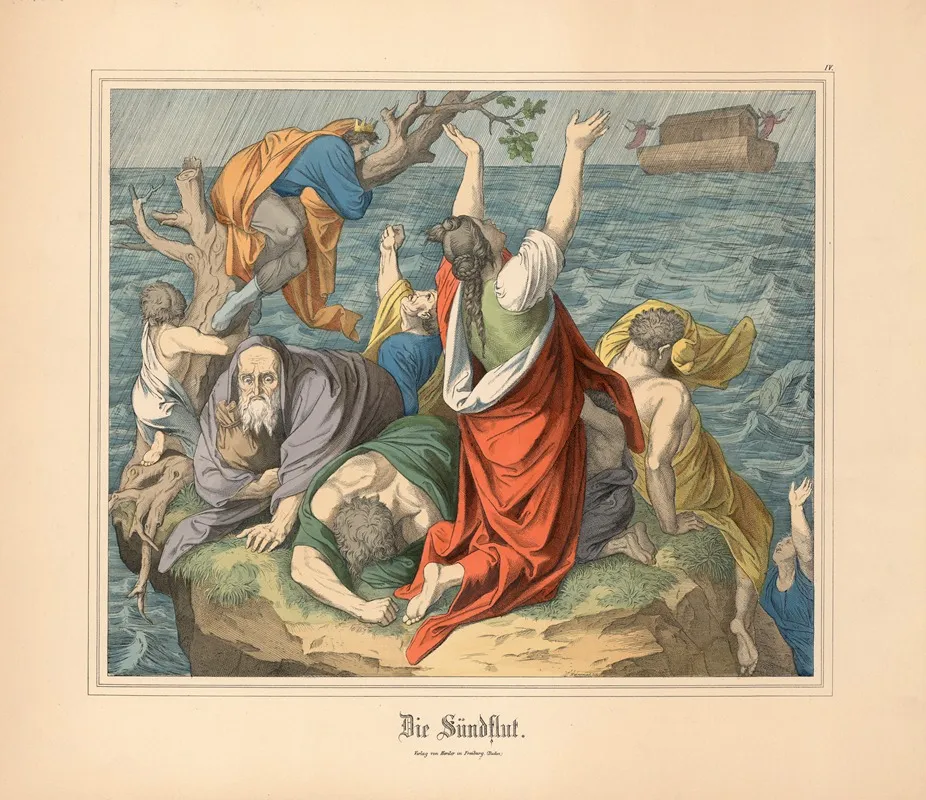 Die Sundflut Wall Art by Johann Nepomuk Heinemann - High-Resolution Digital Print