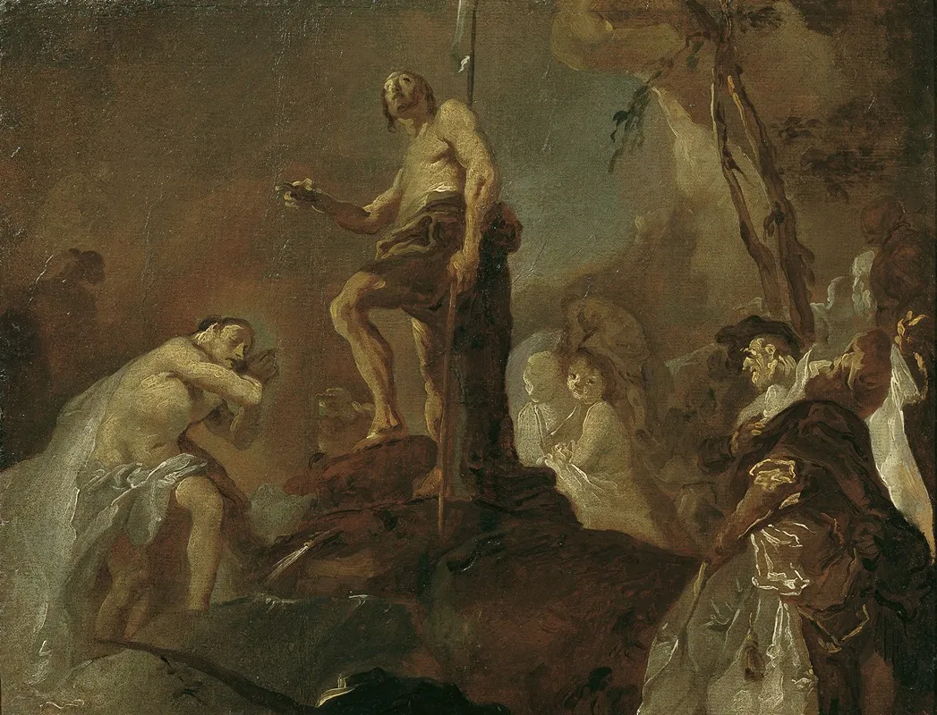 Die Taufe Christi Wall Art by Joseph Winterhalder the younger - High-Resolution Digital Print