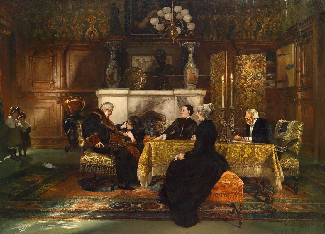 Die Testamentsverfassung Wall Art by Christian Ludwig Bokelmann - High-Resolution Digital Print