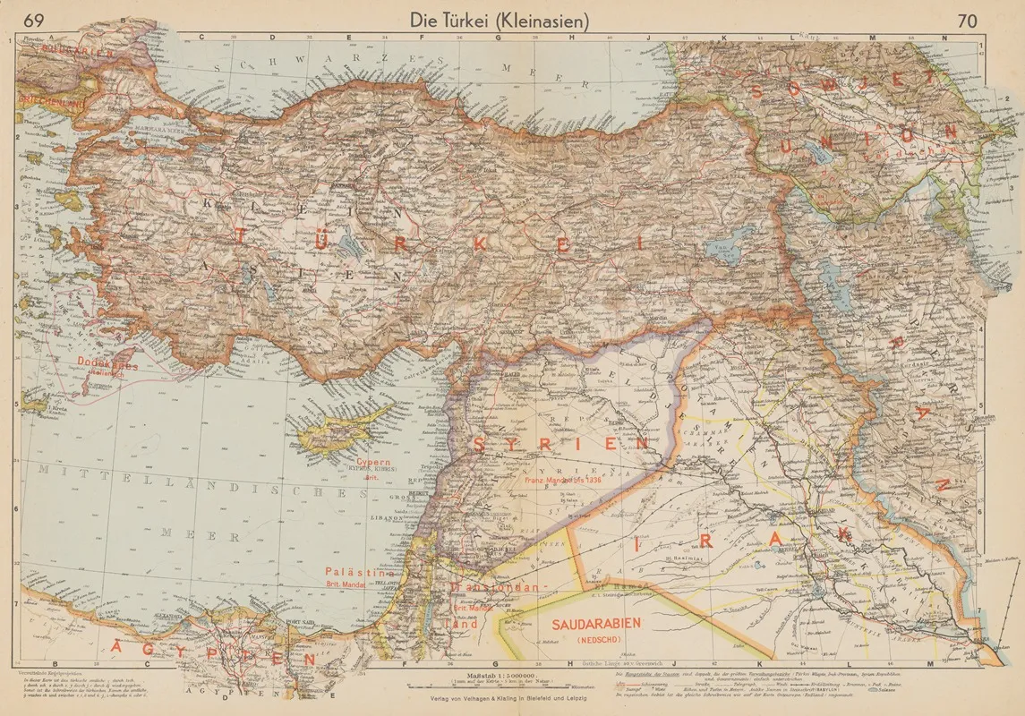 Die Turkei Kleinasien Wall Art by Wolfgang Preuss - High-Resolution Digital Print