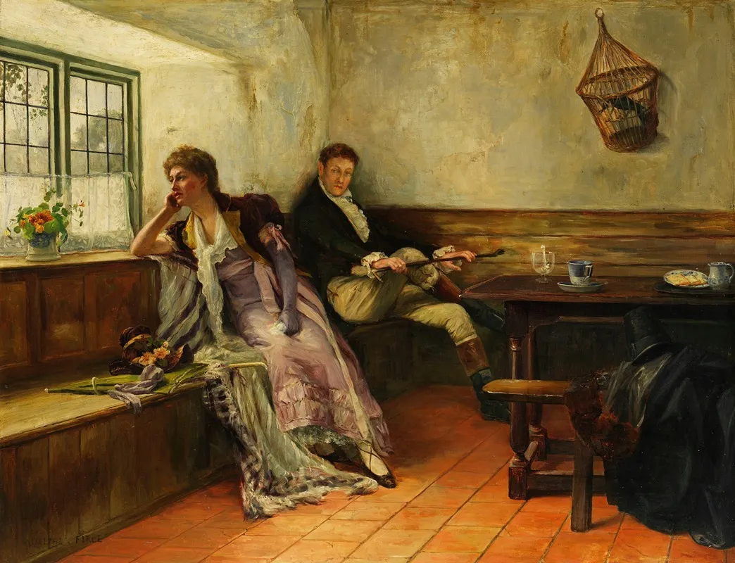 Die Unterbrochene Hochzeitsreise Wall Art by Walter Firle - High-Resolution Digital Print