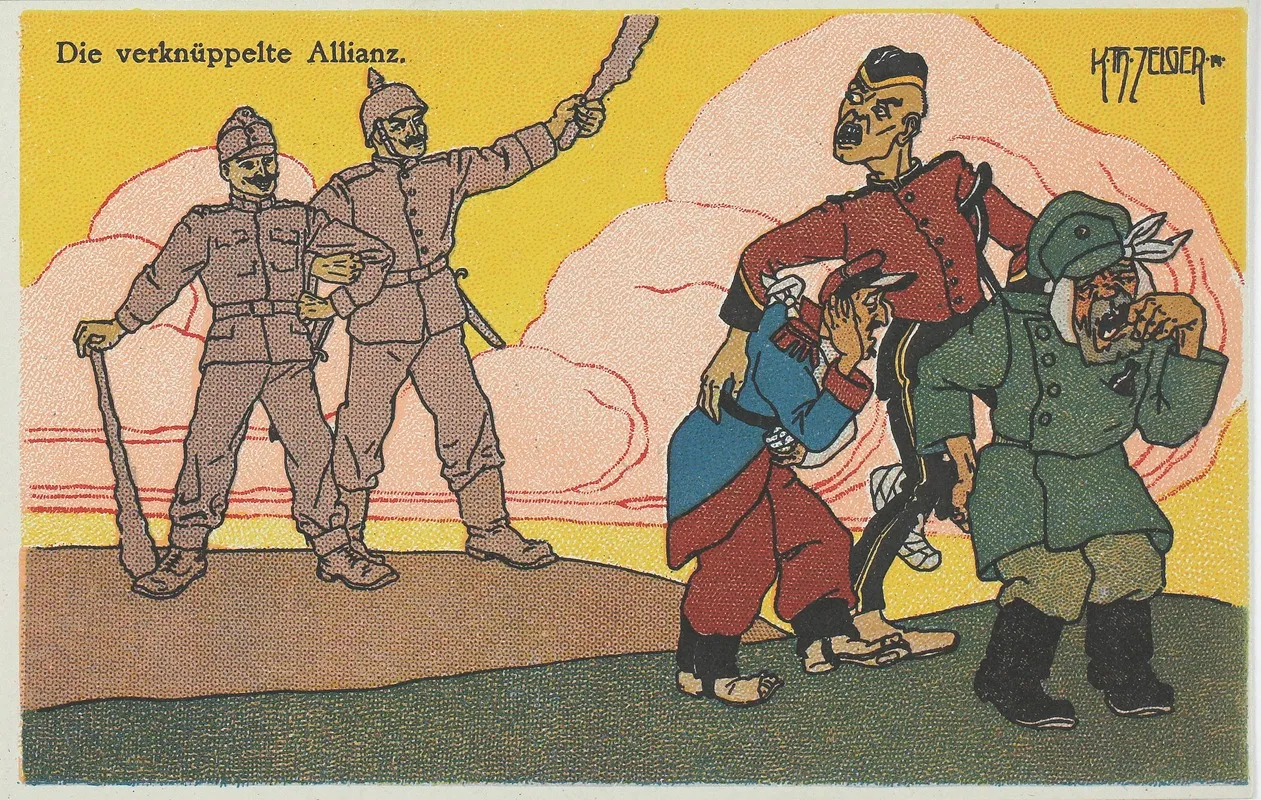 Die Verknuppelte Allianz Wall Art by Karl Theodor Zelger - High-Resolution Digital Print