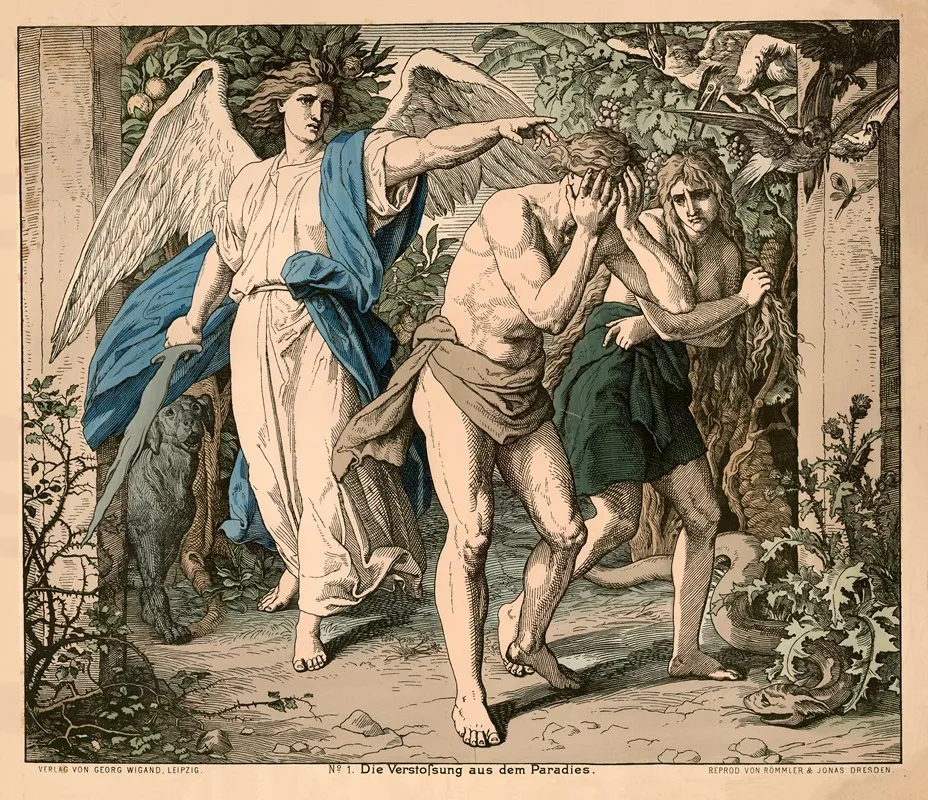 Die Verstosung Aus Dem Paradies The Expulsion From Paradise