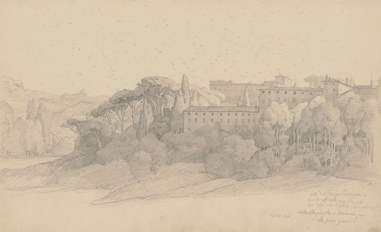 Die Villa Falconieri Bei Frascati