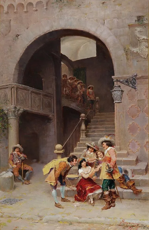 Die Wahrsagerin Wall Art by Francesco Bergamini - High-Resolution Digital Print
