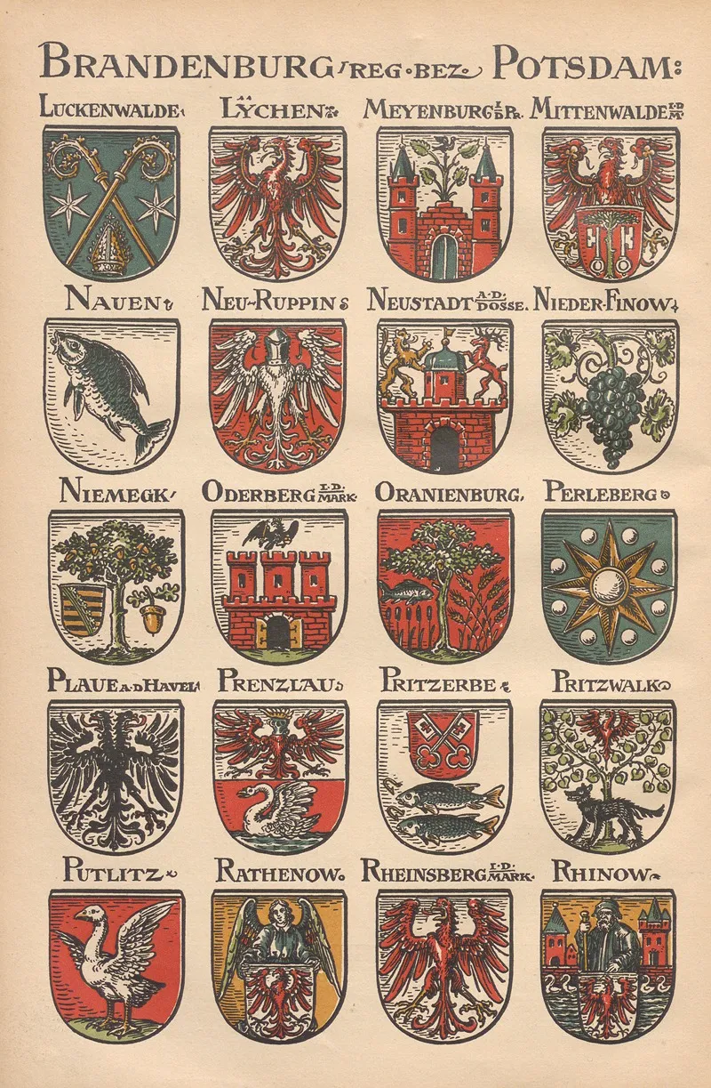Die Wappen Und Siegel Der Deutschen Stadte Flecken Und Dorfer Pl 15