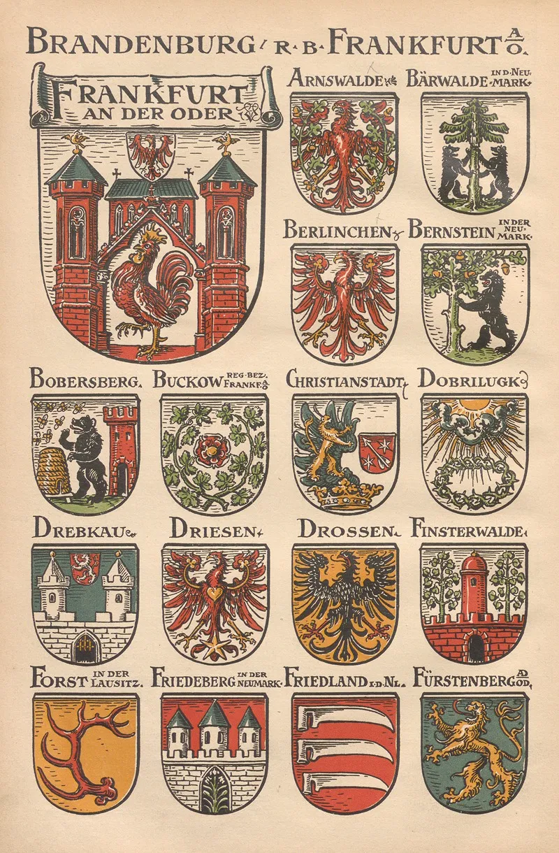 Die Wappen Und Siegel Der Deutschen Stadte Flecken Und Dorfer Pl 17