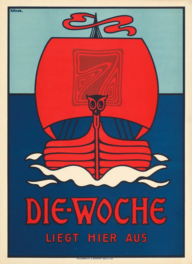 Die Woche Liegt Hier Aus Wall Art by Albert Knab - High-Resolution Digital Print