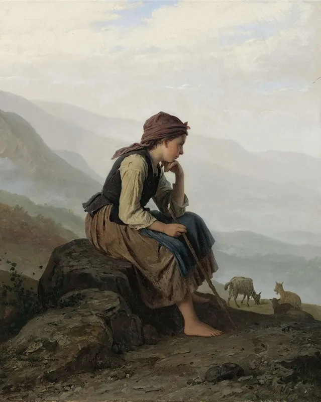 Die Ziegenhirtin The Little Goat Herder