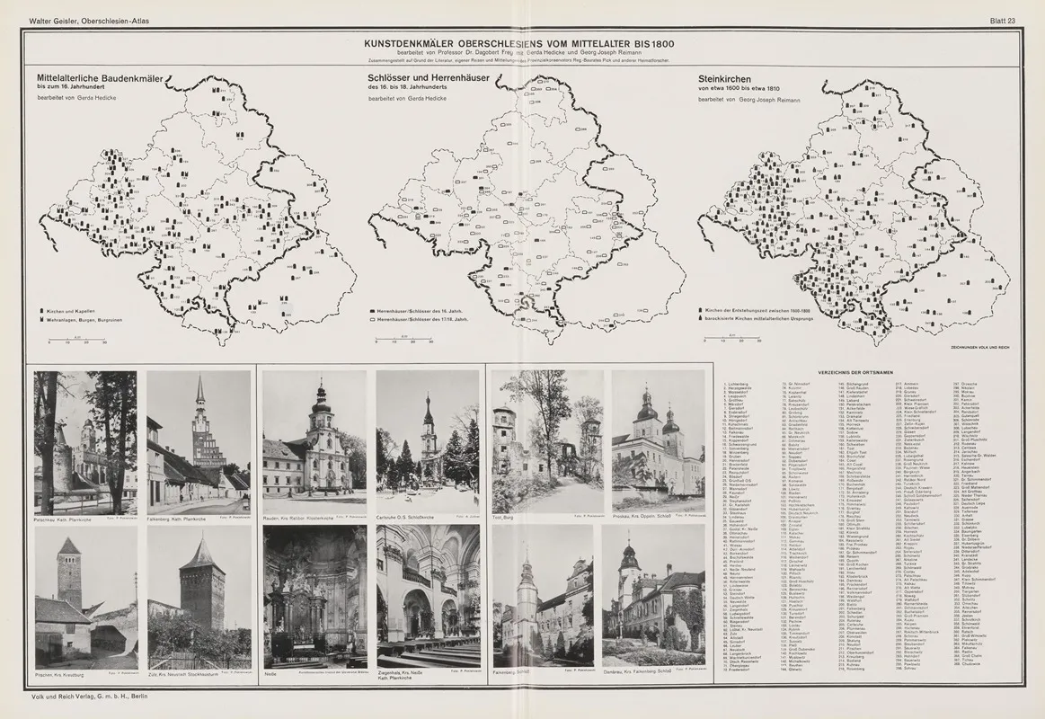 Die kunstdenkmaler in oberschlesien vom Mittelalter bis Wall Art by Volk und Reich Verlag - High-Resolution Digital Print