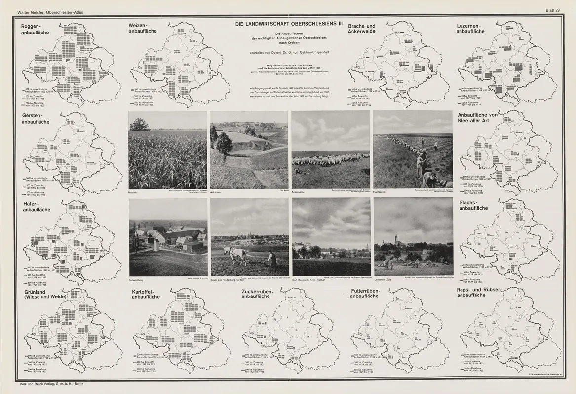 Die landwirtschaft oberschlesiens iii Wall Art by Volk und Reich Verlag - High-Resolution Digital Print