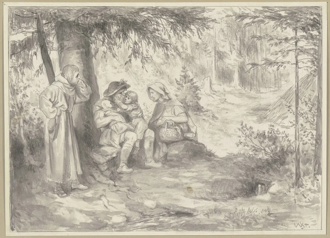 Diether Und Die Kohlerfamilie Im Walde