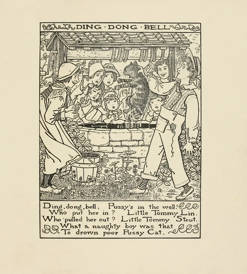 Ding Dong Bell 2 Wall Art by Winifred Smith - High-Resolution Digital Print