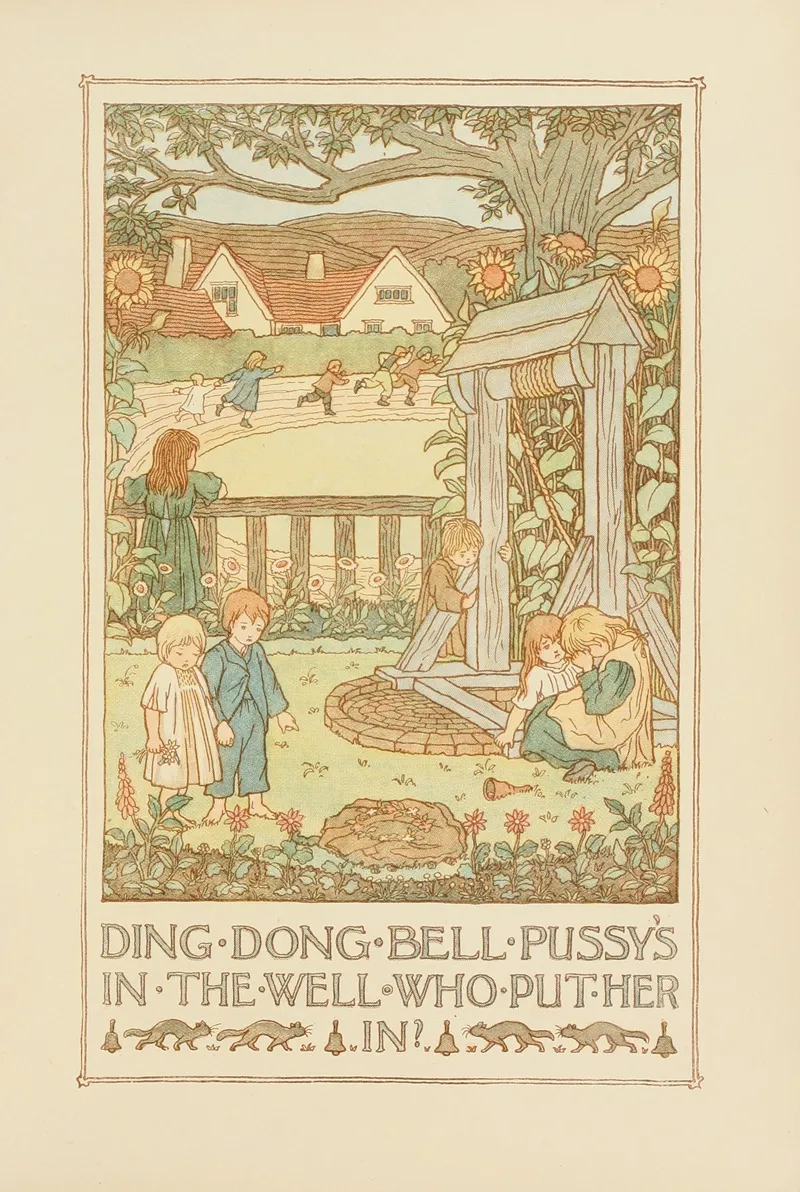 Ding Dong Bell Wall Art by Francis Donkin Bedford - High-Resolution Digital Print