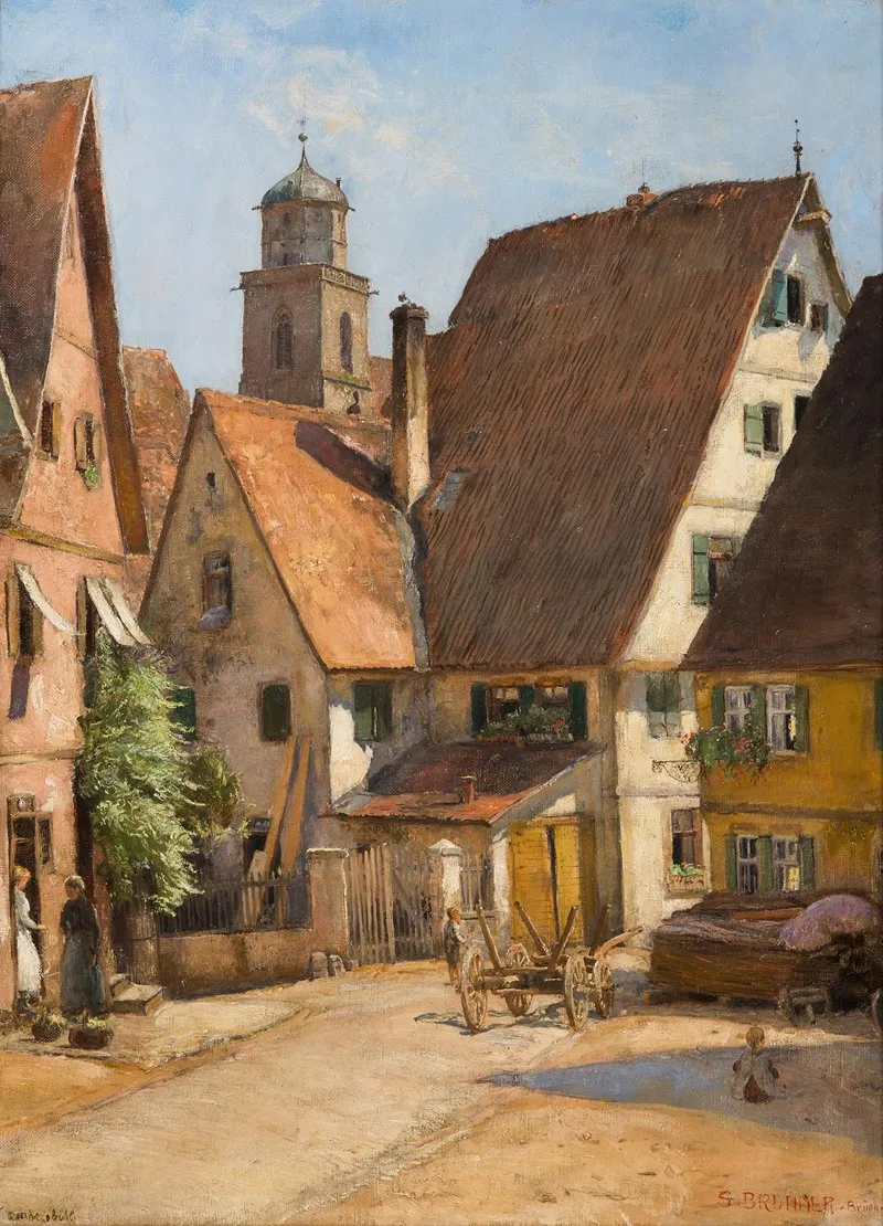 Dinkelsbuhl Wall Art by Samuel Brunner - High-Resolution Digital Print