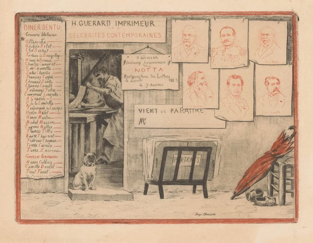 Dinner Invitation From Henri Guerard