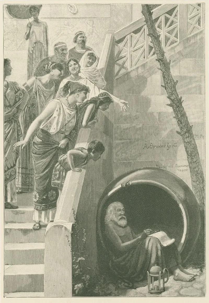 Diogenes 7 Wall Art by G. Montegazza - High-Resolution Digital Print