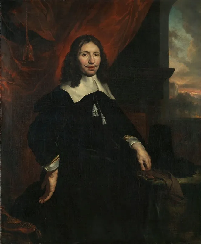 Dionijs Wijnands 1628 73 Amsterdam Merchant Son Of Hendrick Wijnands And Aeltje Denijs Wall Art by Jan van Noordt - High-Resolution Digital Print