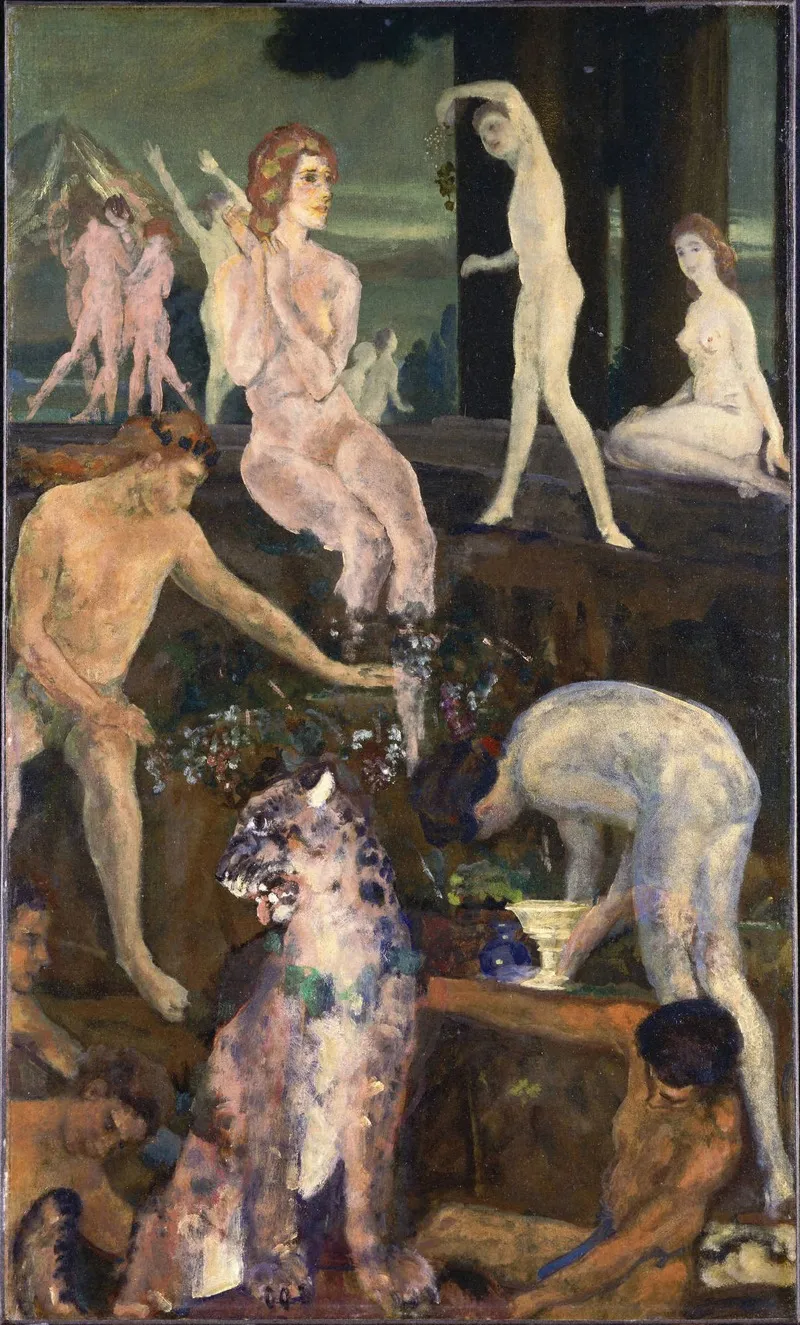 Dionysos 2 Wall Art by Arthur Bowen Davies - High-Resolution Digital Print
